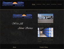 Tablet Screenshot of deserthillsinc.com